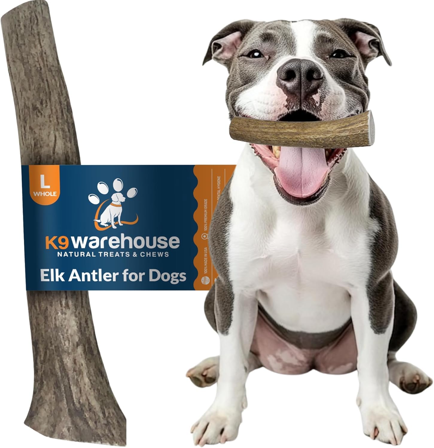 K9warehouse elk antlers pack 1 provides a convenient single-pack option.