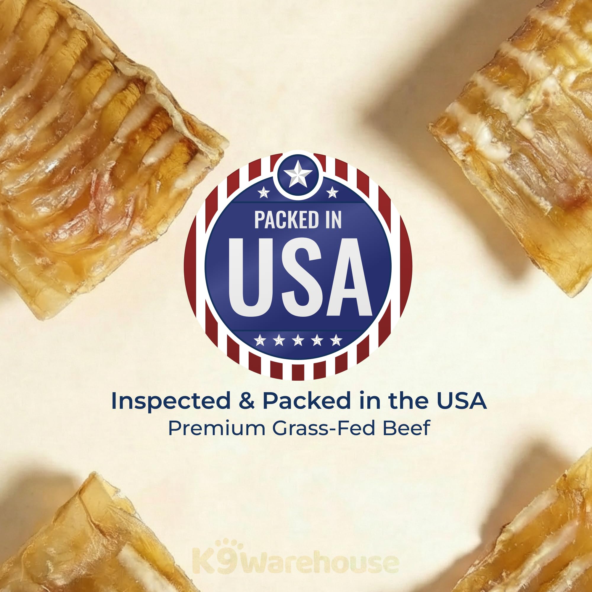 K9warehouse trachea chews close-up of raw trachea for dogs