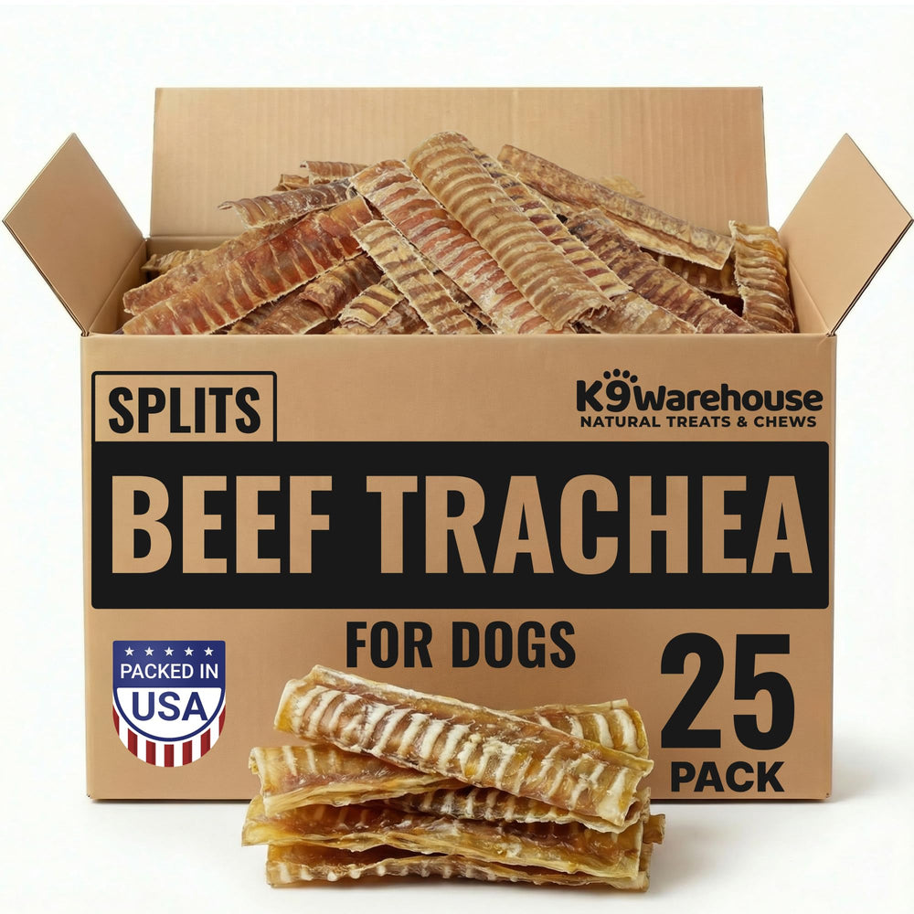 K9warehouse trachea dog chews packaging shows premium USA-made treat