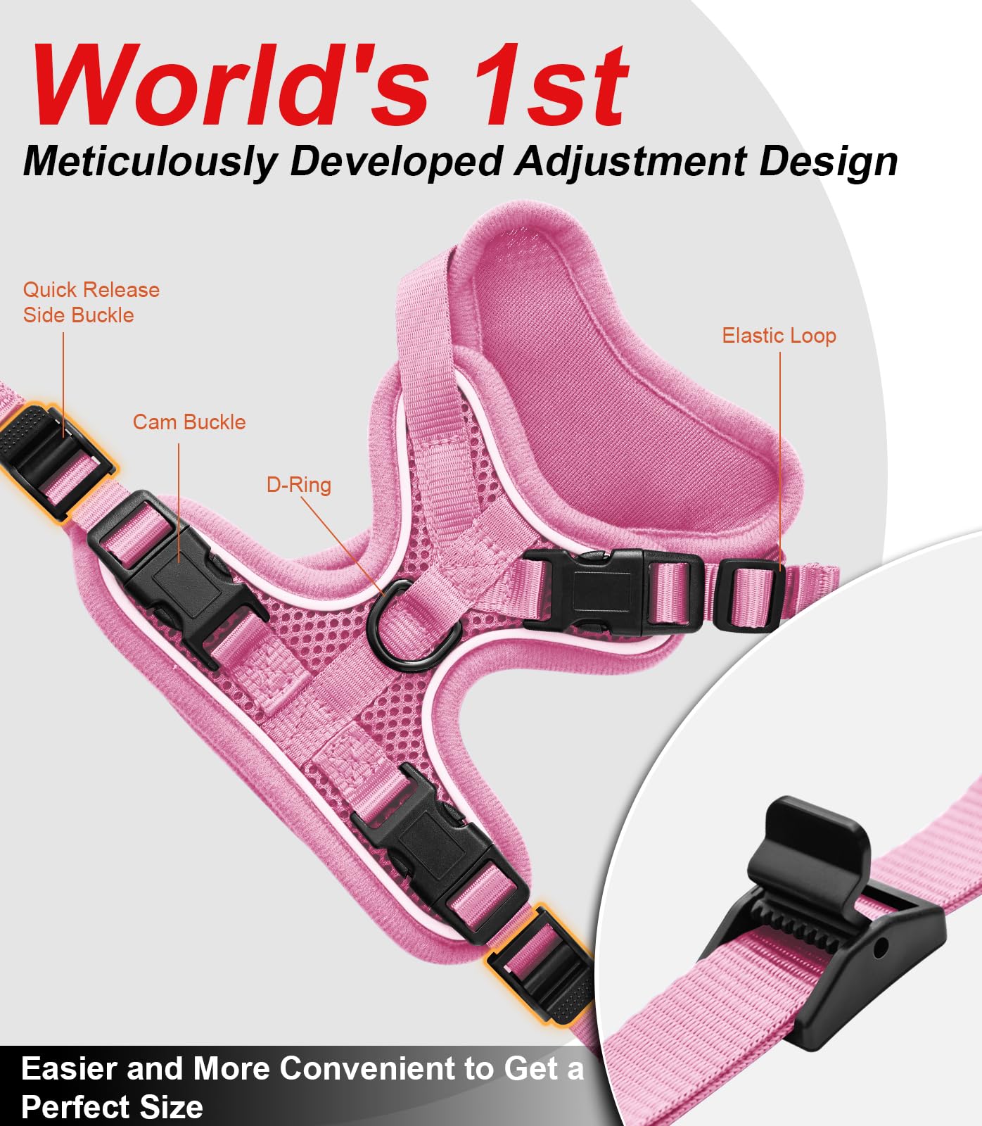 Kaazylab soft padding reduces neck strain during adventures.