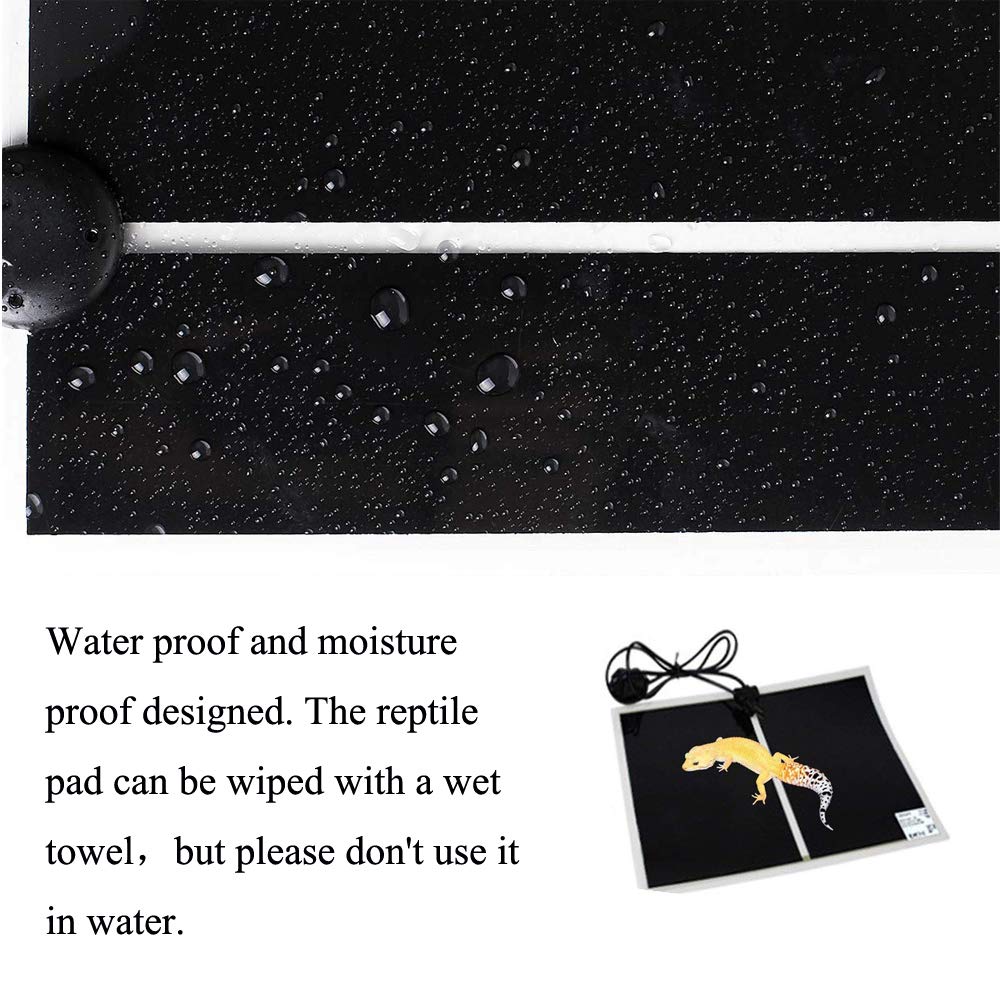KABASI Reptile Heating Pad suitable for turtles and snakes promotes safe heat
