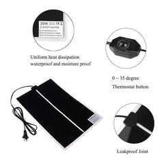 KABASI Reptile Heating Pad waterproof and damp-proof surface for easy cleaning