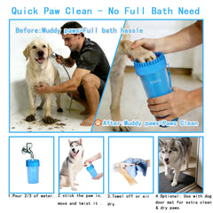Kabetig included bath brush demonstrates versatile tool for thorough fur cleaning.