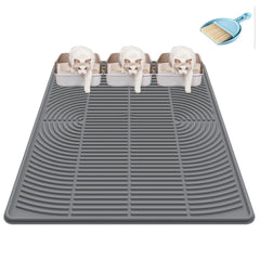 Kabeyoe XL silicone cat litter mat covers large area under box for less mess