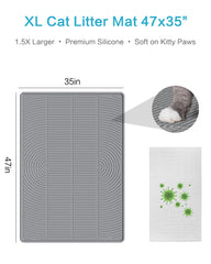 Kabeyoe silicone mat material is soft yet durable and paw-friendly