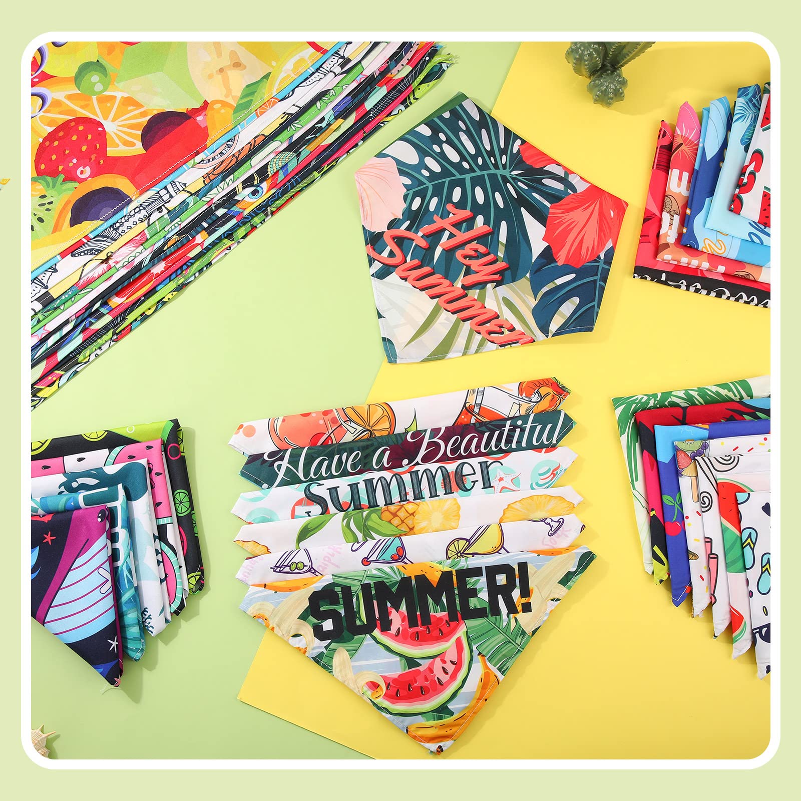 Kacctyen dog bandanas in party-ready designs ideal for photos and events.