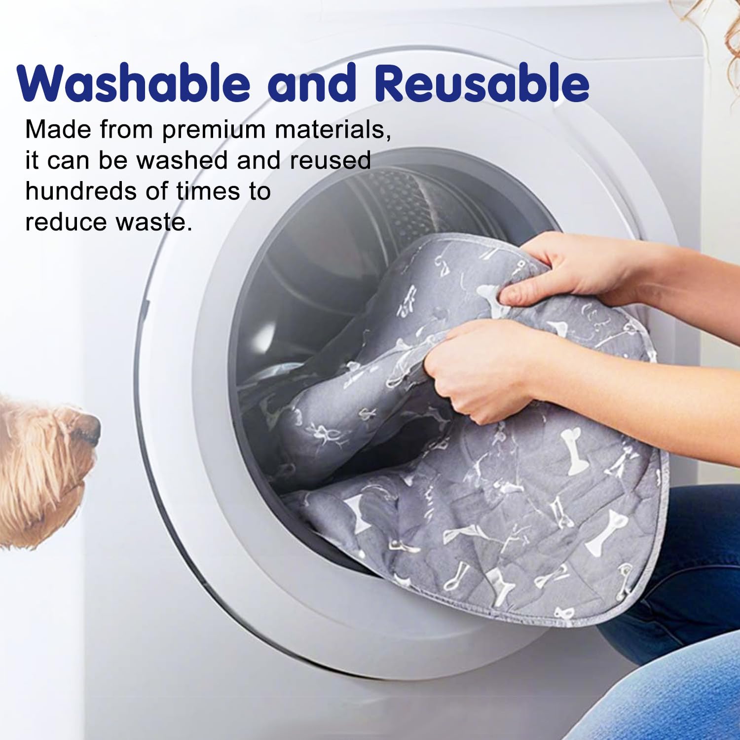 Kacitalone Elite Pad grey is machine-washable for repeated use