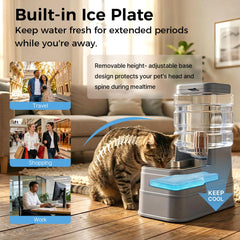 Kacoomi height-adjustable base supports pets of all sizes