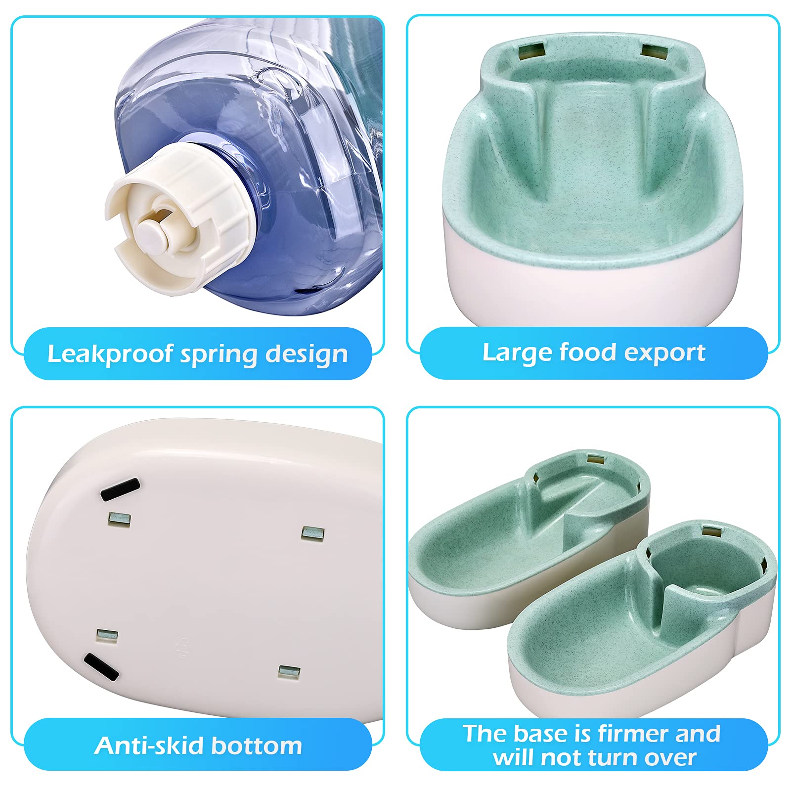 Kacoomi spiral valve water dispenser minimizes leaks and drips.