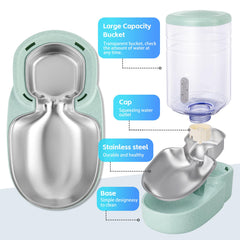 Kacoomi green water dispenser with spill-free valve.