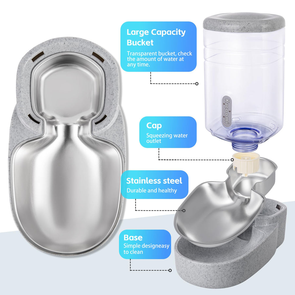 Kacoomi water dispenser spiral valve system prevents leaks during use.