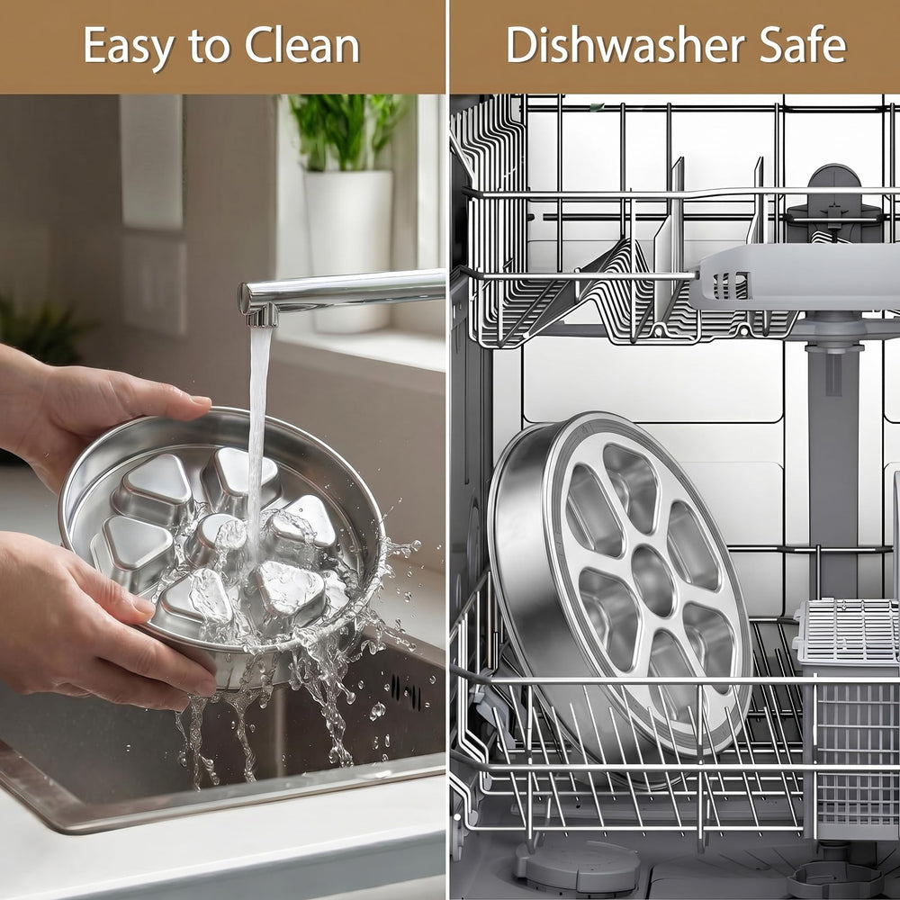 Kactoily dishwasher-safe bowl cleans quickly after mealtime