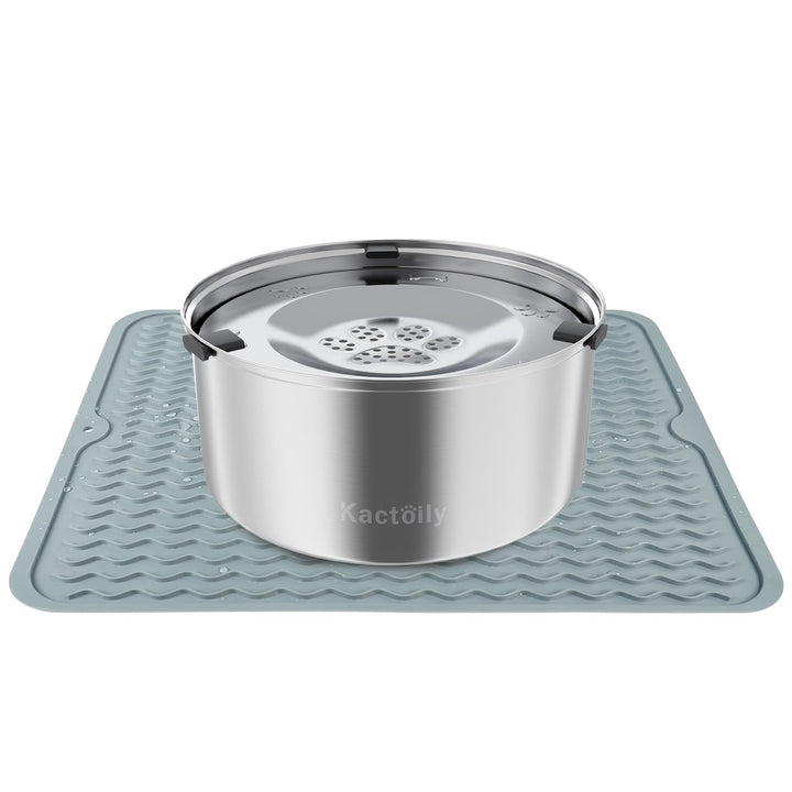 Kactoily 3L dog water bowl with large capacity for multi-pet homes