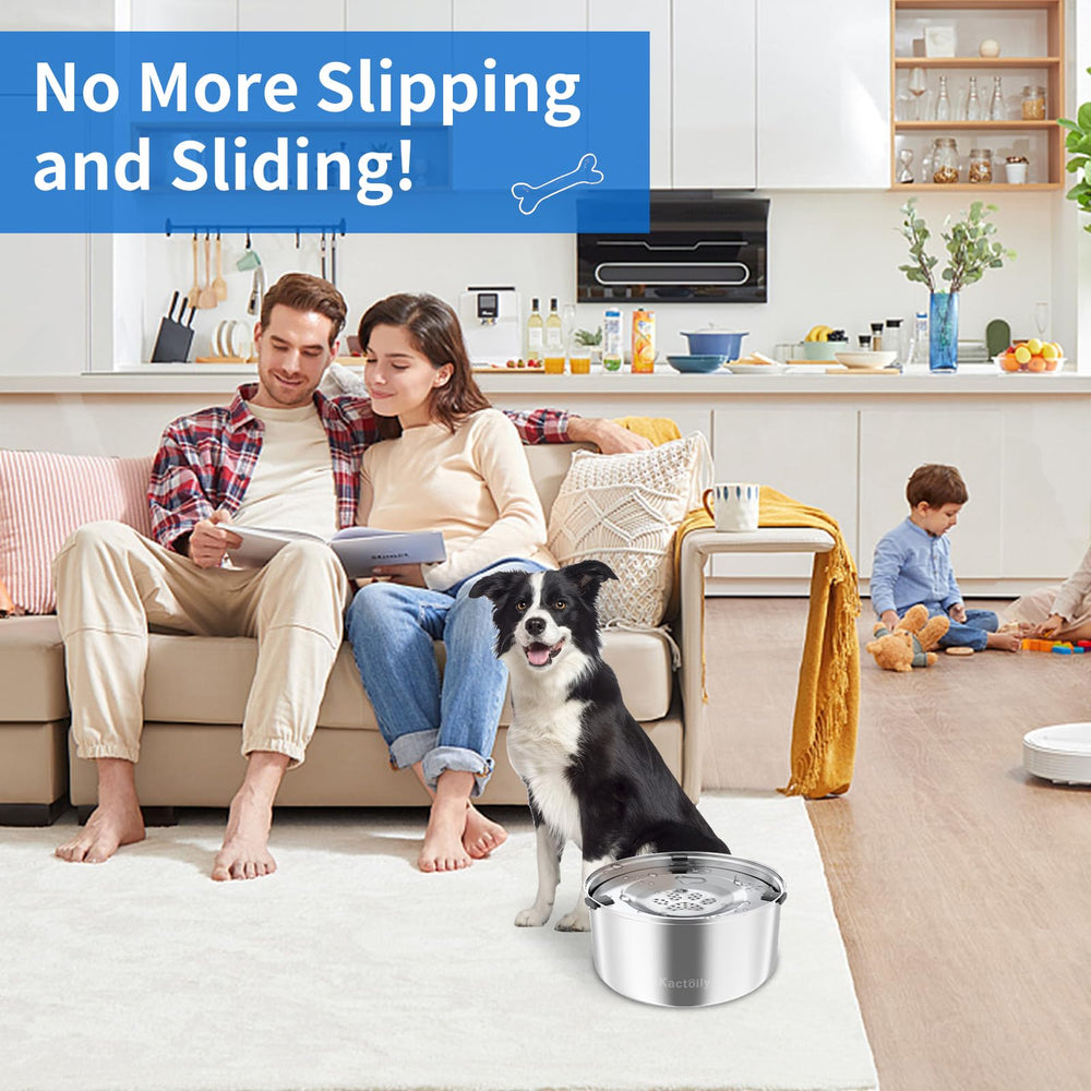 Kactoily no-spill design promotes clean floors during daily use.