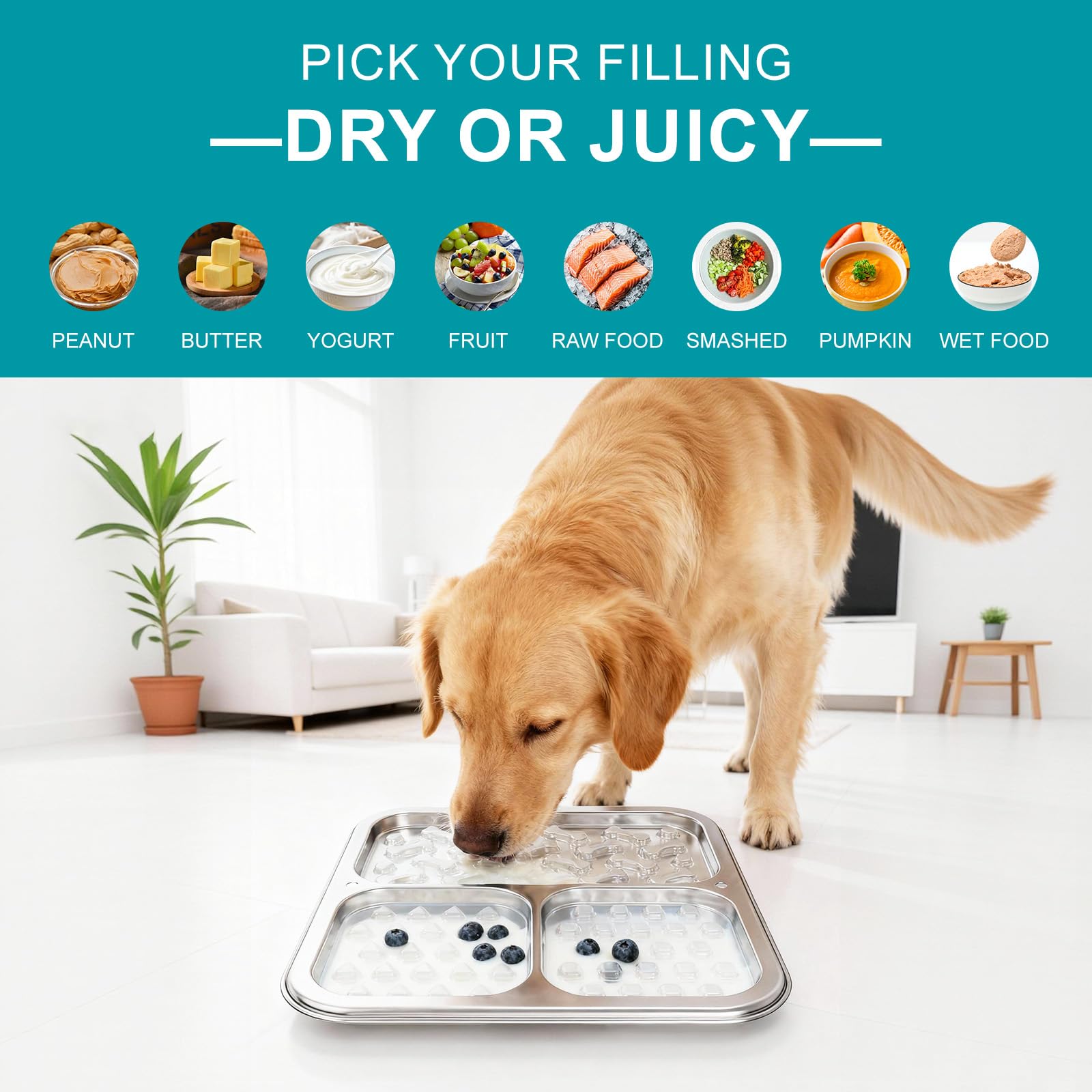 Kactoily lick mat with crate mount supports calm crate time and travel.