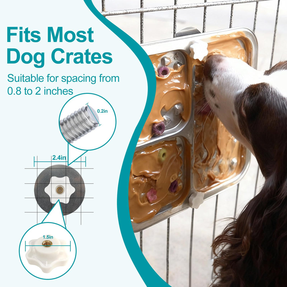 Kactoily chew-proof slow feeder mat simplifies portion control and reduces boredom.