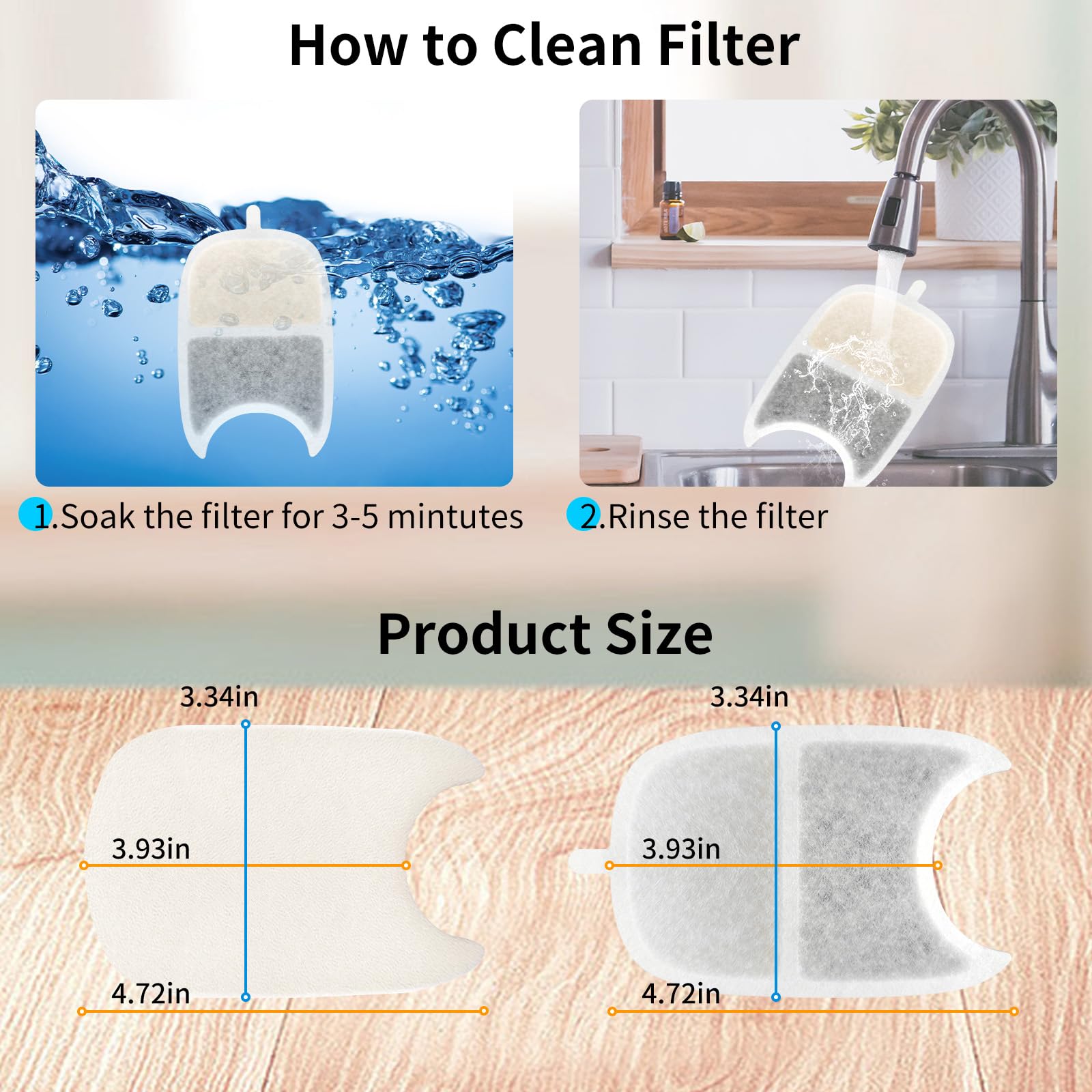 Cross-section of Kactoily three-layer filtration in action