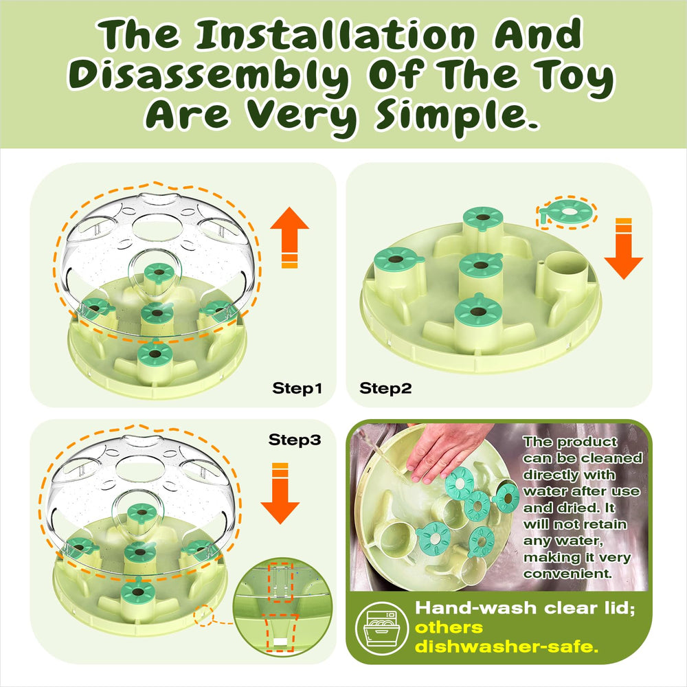 KADTC puzzle toy base with non-slip pads ensures steady play.