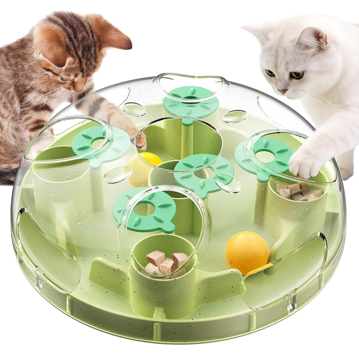 KADTC cat puzzle toy large side view for indoor enrichment and interactive play.