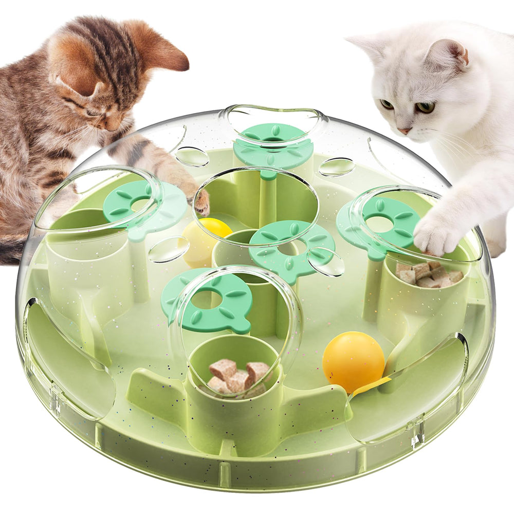 KADTC cat puzzle toy large side view for indoor enrichment and interactive play.