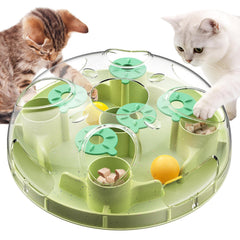 KADTC cat puzzle toy large side view for indoor enrichment and interactive play.
