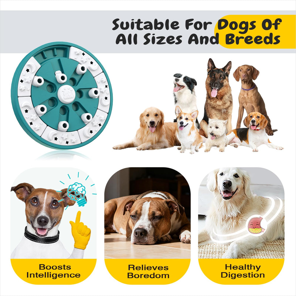 KADTC dog puzzle toy-beginner-to-advanced play supports all skill levels.