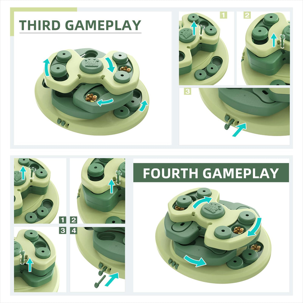 KadTC puzzle toy suitable for small to large breeds with engaging challenges