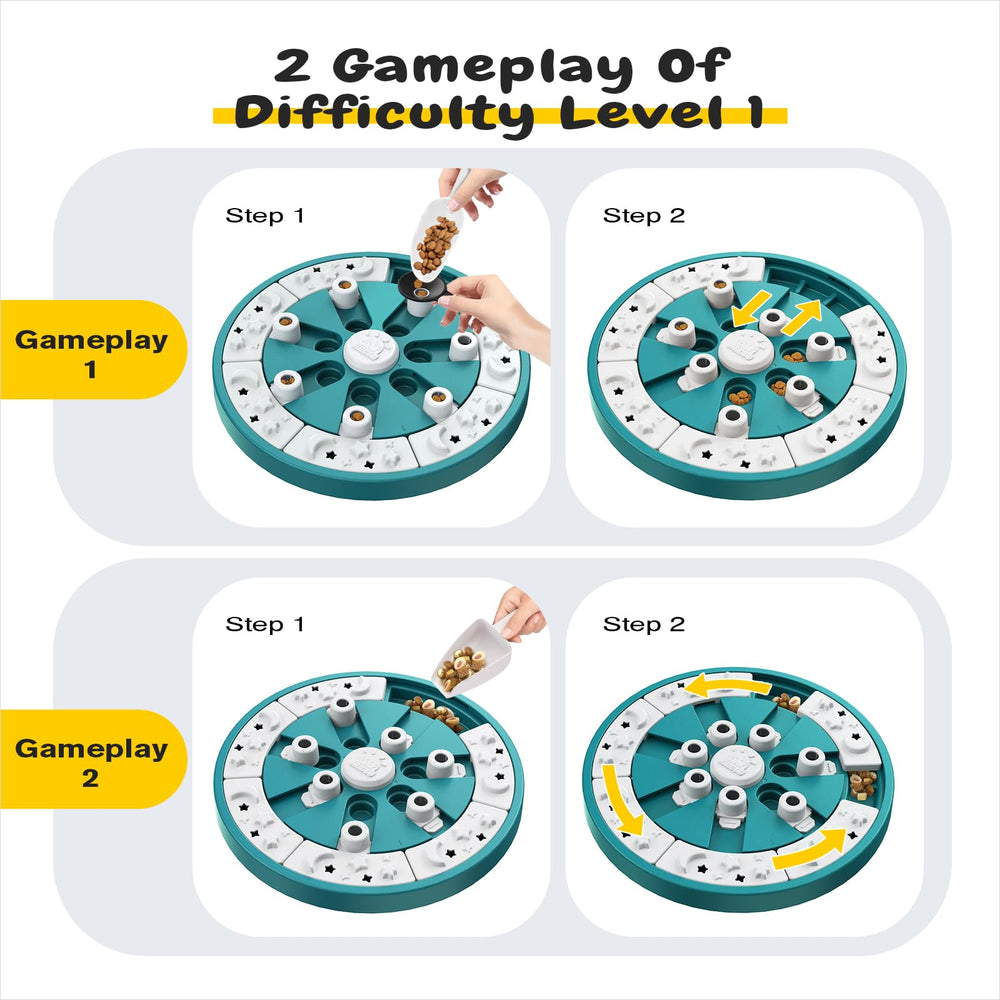 KADTC dog puzzle toy-durable-abs-safe material for daily use.
