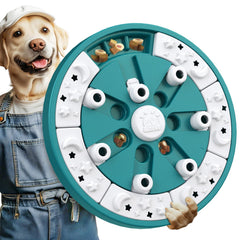 KADTC dog puzzle toy large-2-levels engages dogs with progressive problem-solving.