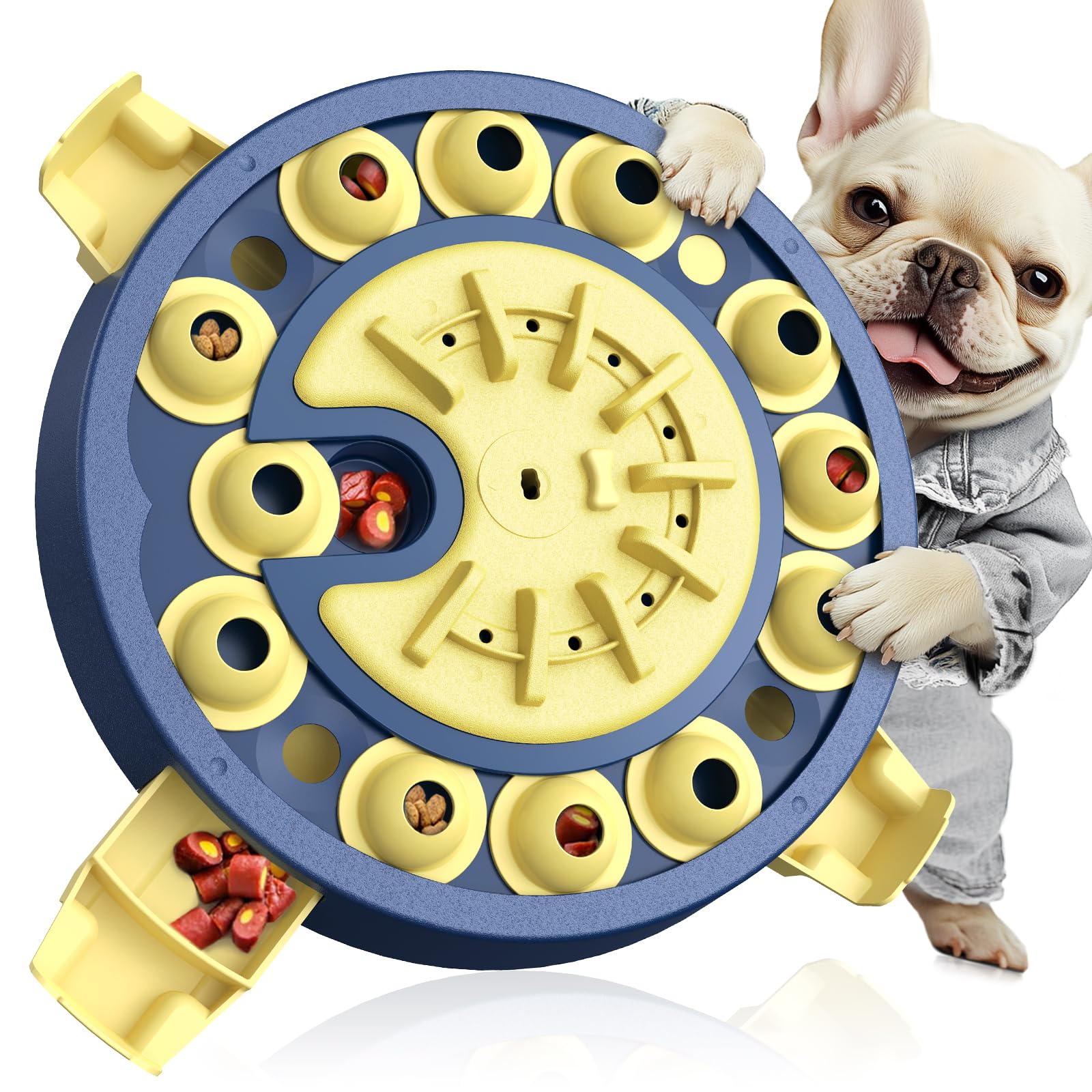 KADTC dog puzzle toy – large size, 3-level challenge for ongoing mental stimulation and enrichment.