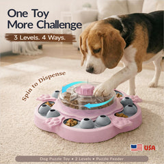 KADTC puzzle toy lower pods reveal treats during play