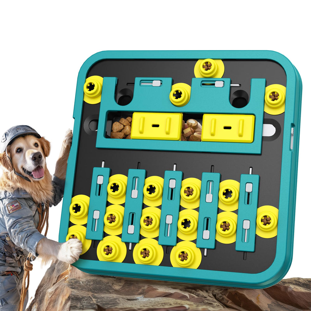 KADTC Pro Max top view showing the large puzzle for mental enrichment