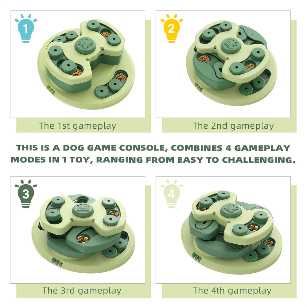 KadTC dog puzzle toy slows mealtime for mental engagement