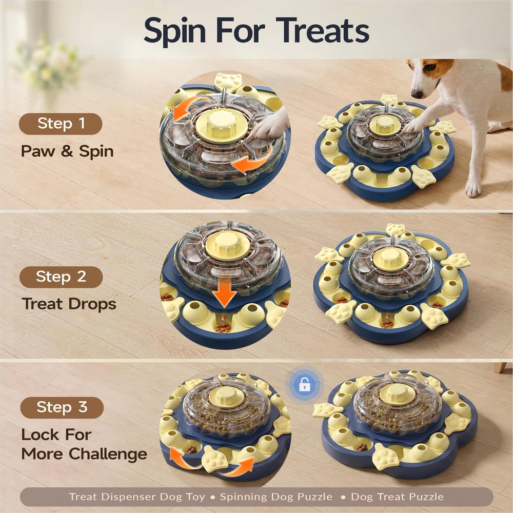 KADTC puzzle toy slow feeder feature with kibble sized up to 0.67 inches
