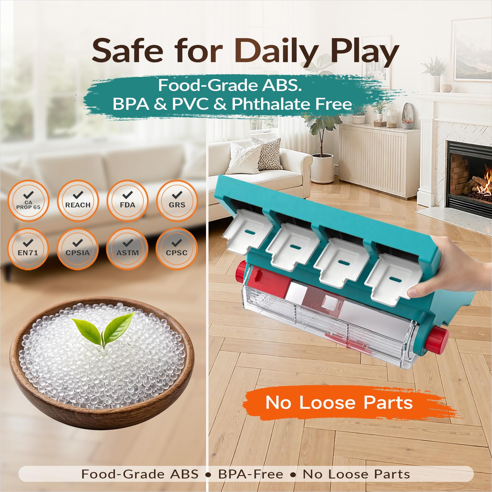 KADTC dog puzzle toy XL dishwasher-safe parts simplify cleaning.