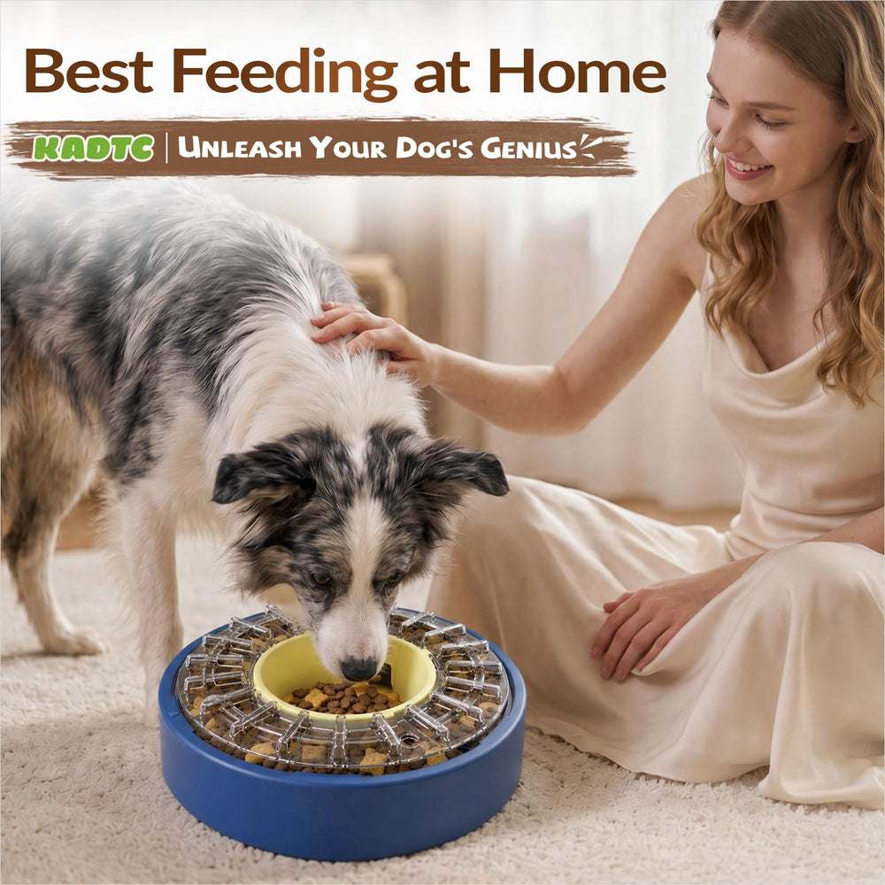 KADTC enrichment-friendly feeder turns meals into a mental workout with slow, interactive dispensing.