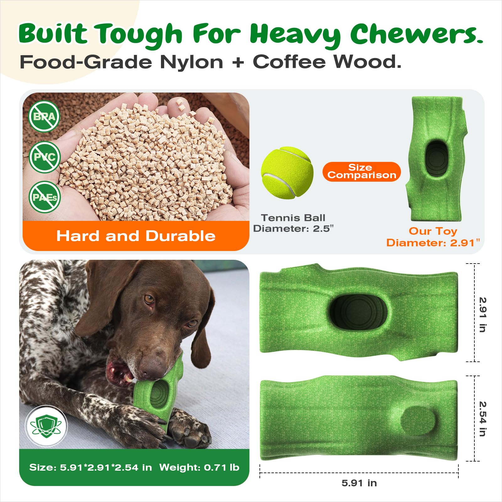 KADTC XL screw-in base secures treats during play.