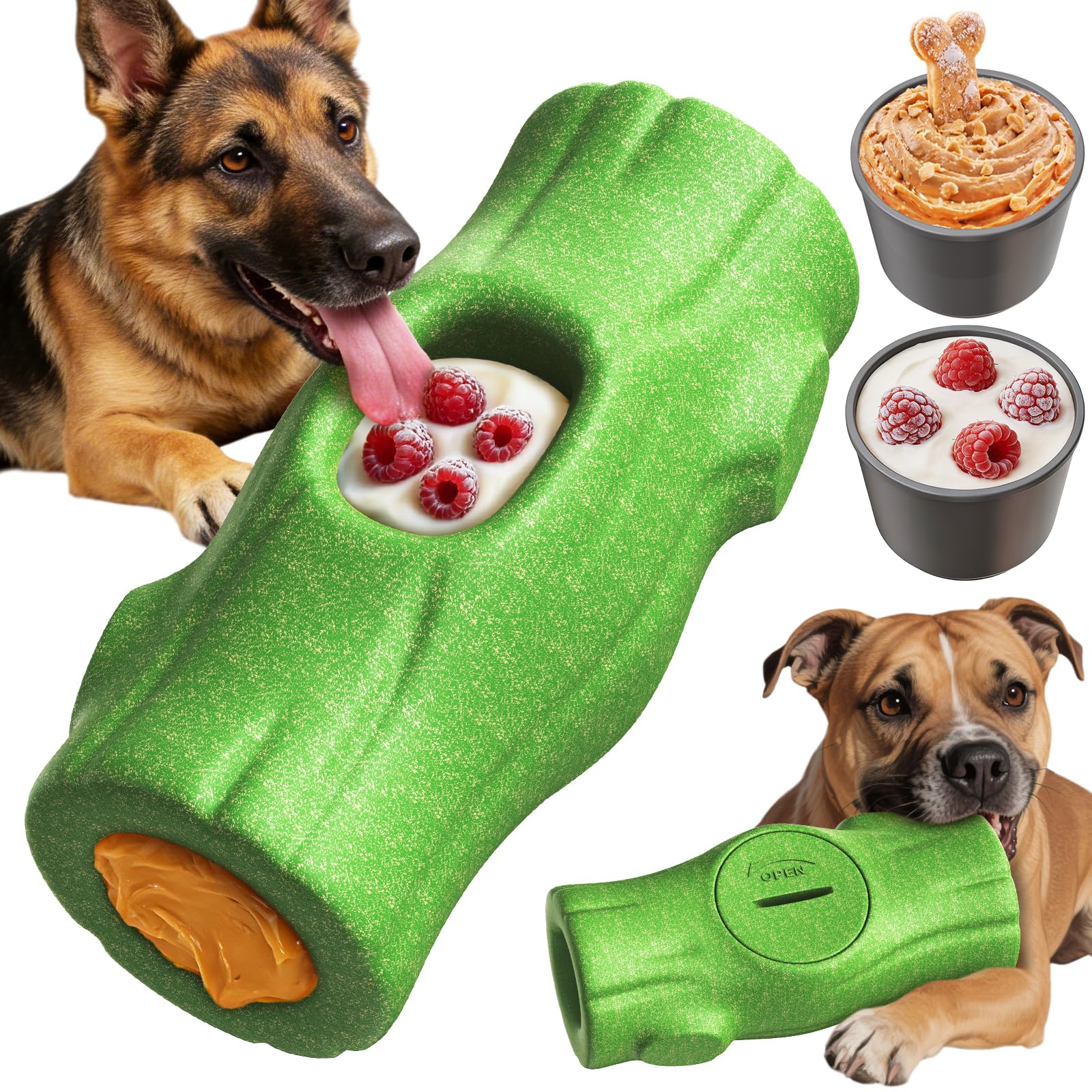 KADTC XXL stump-design toy for long-lasting licking and chewing sessions.