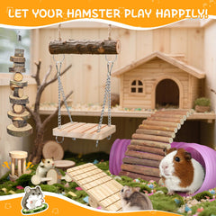 Kagoty bendable wooden bridge for climbing and exploration