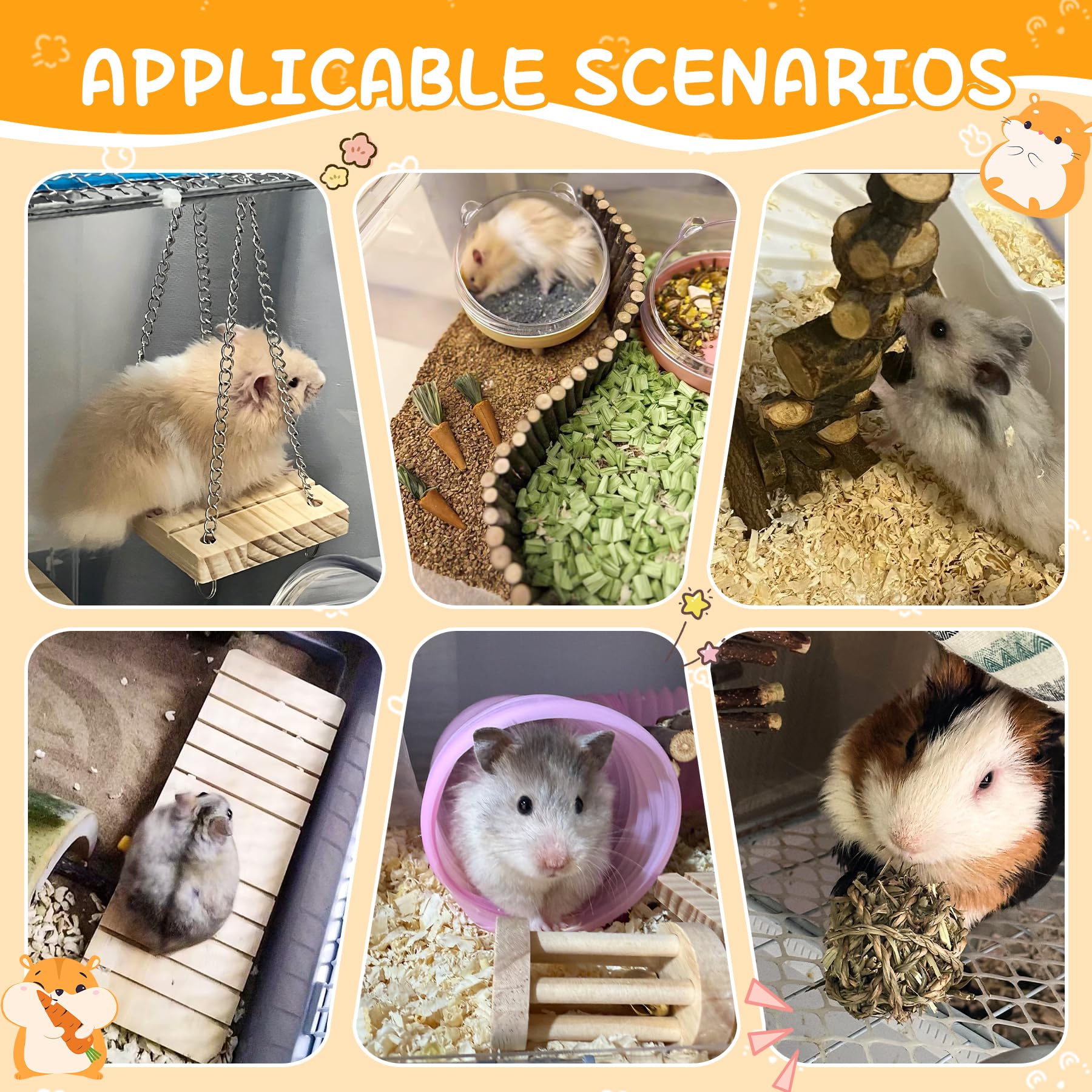 Kagoty hay sticks and chews pack for varied nibbling