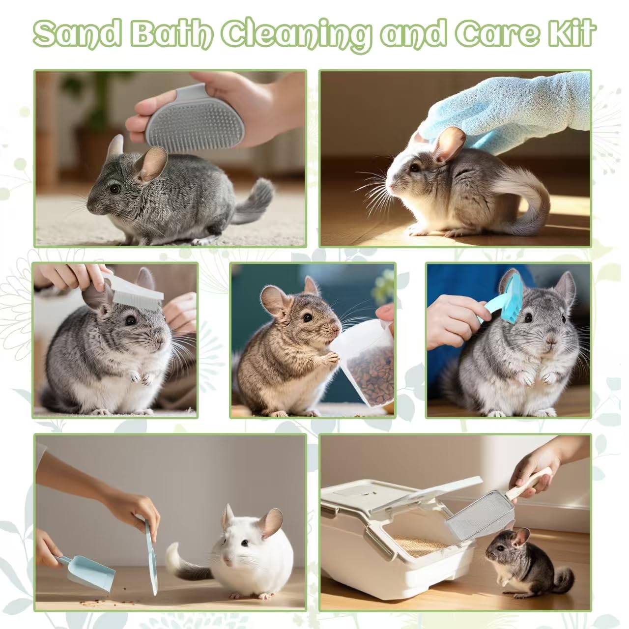 KAINUM open design chinchilla dust box with smooth edges for easy entry