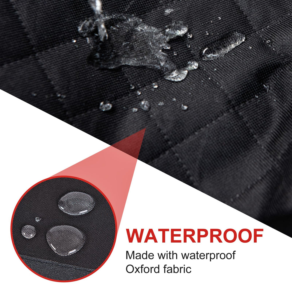 Kaiphy easy-install seat cover with adjustable straps and anchors