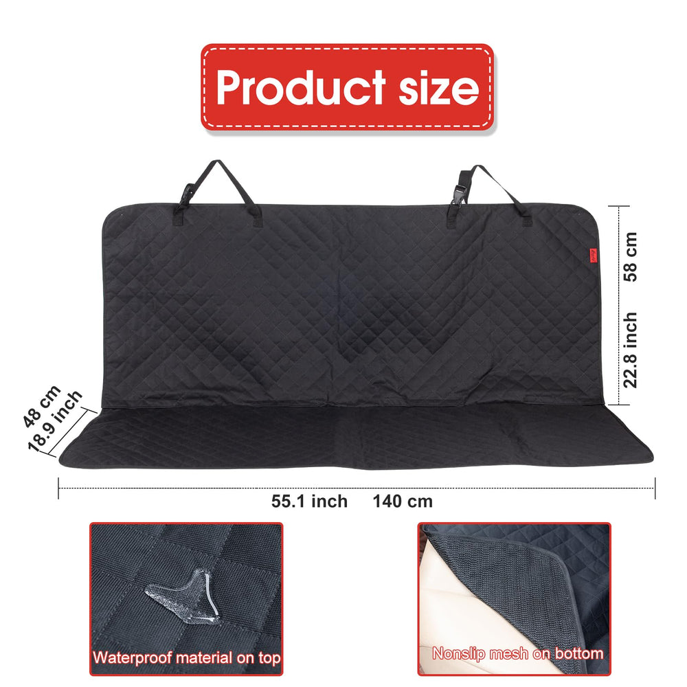 Kaiphy non-slip backing keeps the cover secure during sudden stops