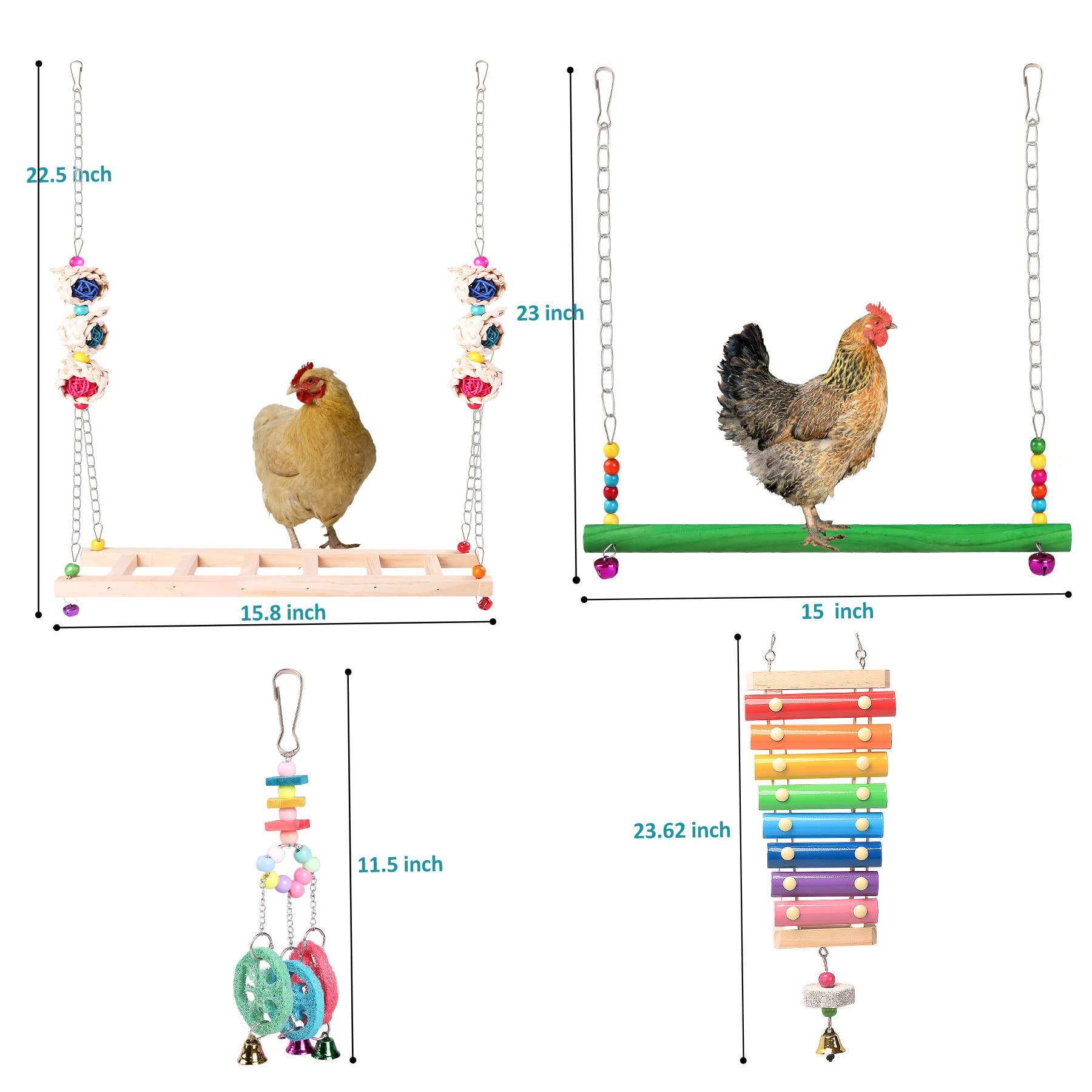 KAKUNM chicken mirror toy promotes exploration and inspection behaviors