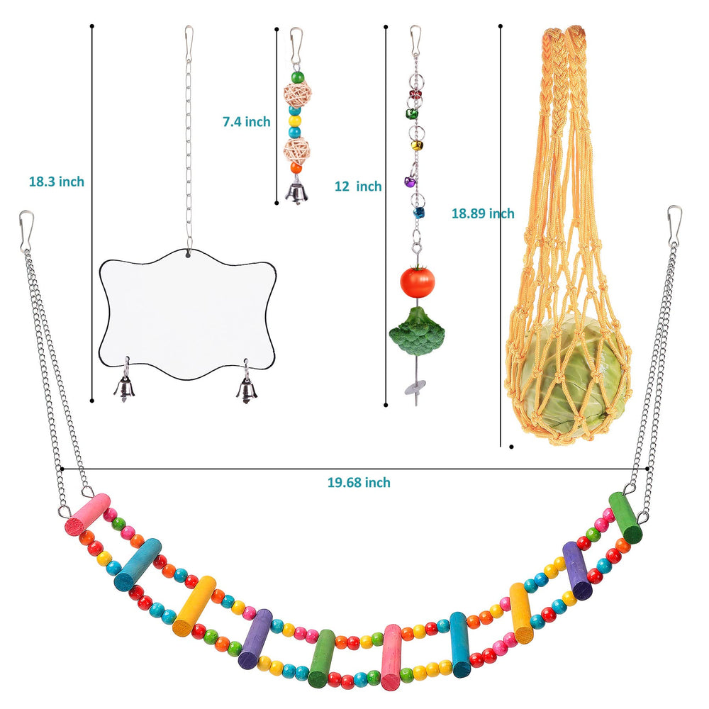 KAKUNM chicken swing set encourages gentle movement and social play