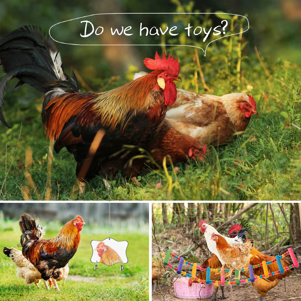 KAKUNM chicken toys coop vegetable skewers bag provides colorful foraging moments