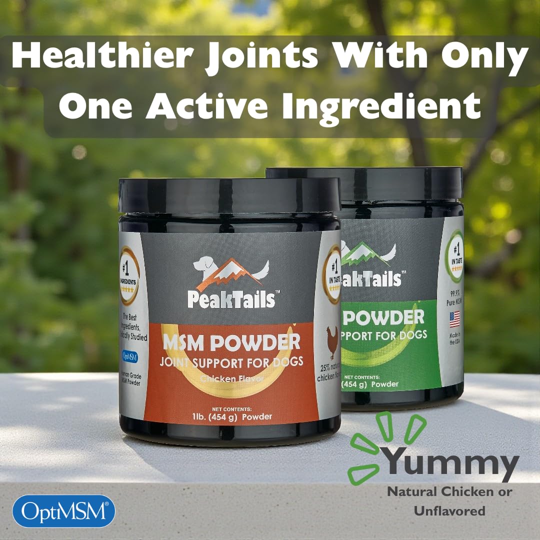 KALA HEALTH PeakTails MSM pure, distilled MSM sourced in the USA.