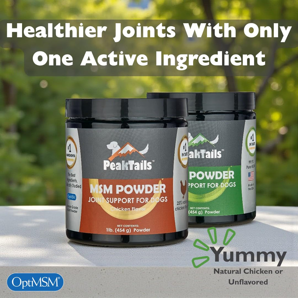 KALA HEALTH PeakTails MSM pure, distilled MSM sourced in the USA.
