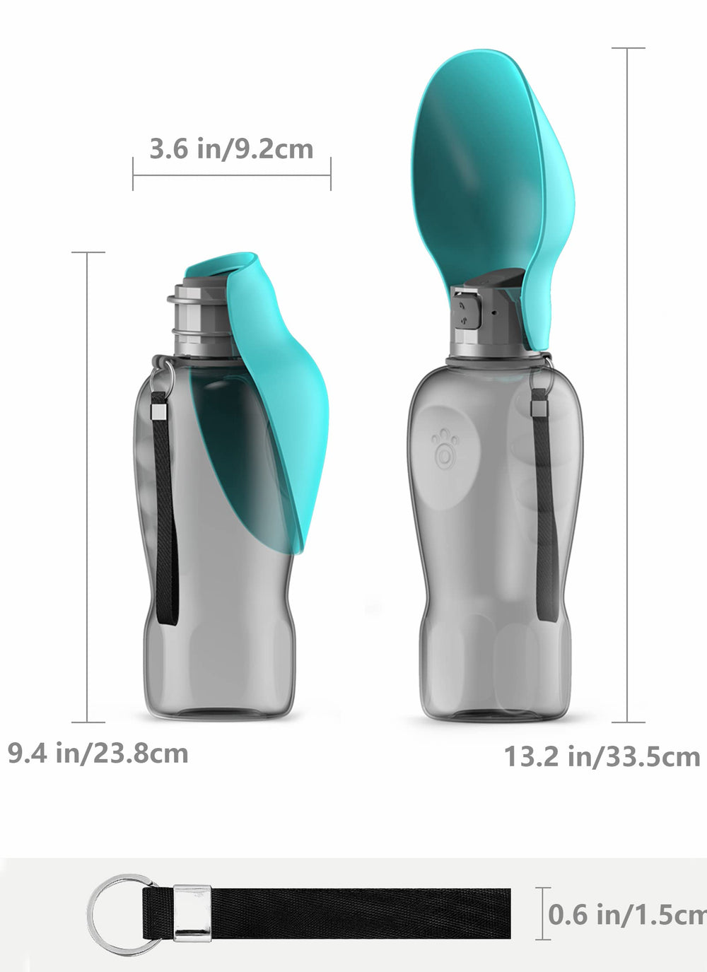 Kalimdor water bottle made from food-grade plastic for safety