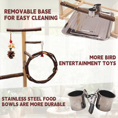 Kaliswell Bird Playground chew toys for natural beak engagement